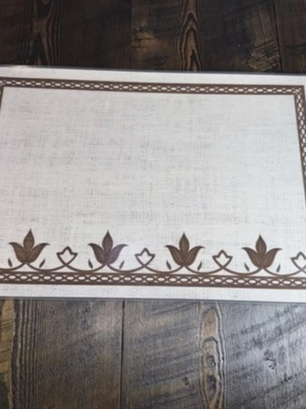 VTG‎ 9 Bright Of America Washington State Reversible 6 Placemats In Box 2 sided